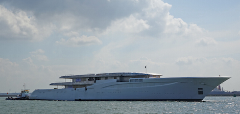 Image for article Hull of 96m Feadship spotted during SAIL parade